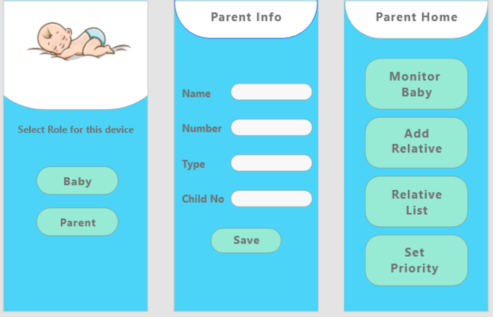 Created the Frontend design for Ios and Android of Baby Reminder Application.